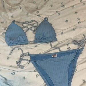 Ron job Blue Bikini Set